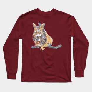 Owl Cat Long Sleeve T-Shirt